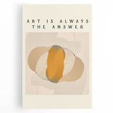 Minimalist abstract wall art design featuring soft shades of blue and beige on stretched canvas, ideal for modern home decor. Perfect for enhancing living spaces with a serene and elegant touch.