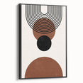 Framed abstract minimalist wall art collection showcasing a black side view of textured design, perfect for modern decor and artistic home styling.