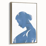 Framed abstract minimalist wall art design showcasing a gold color palette and sleek lines, perfect for modern home decor.