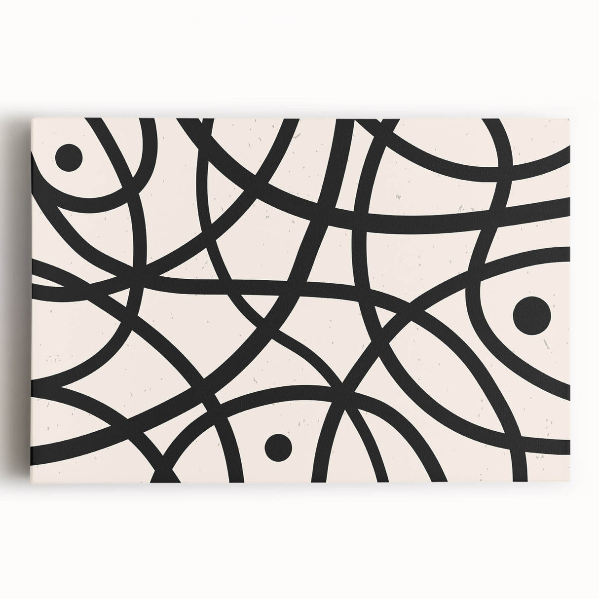 Abstract minimalist wall art canvas print showcasing a vibrant blend of colors with geometric shapes, adding a modern touch to any interior decor.