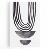 Abstract minimalist wall art design featuring a soft color palette of beige, cream, and muted pastels on stretched canvas, ideal for modern home decor.