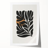 Abstract minimalist wall art print showcasing a vibrant blend of colors and geometric shapes, rolled and ready for framing, perfect for modern home decor.