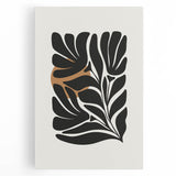 Abstract minimalist wall art collection on stretched canvas, showcasing a contemporary design with muted colors. Ideal for modern home decor and artistic settings.