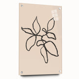 Abstract minimalist wall art collection displayed in acrylic glass, showcasing geometric shapes and neutral tones, perfect for modern decor.