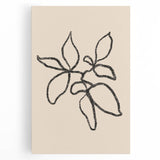 Abstract minimalist wall art canvas featuring soft blue and gray tones, showcasing a serene geometric design, ideal for modern home decor.