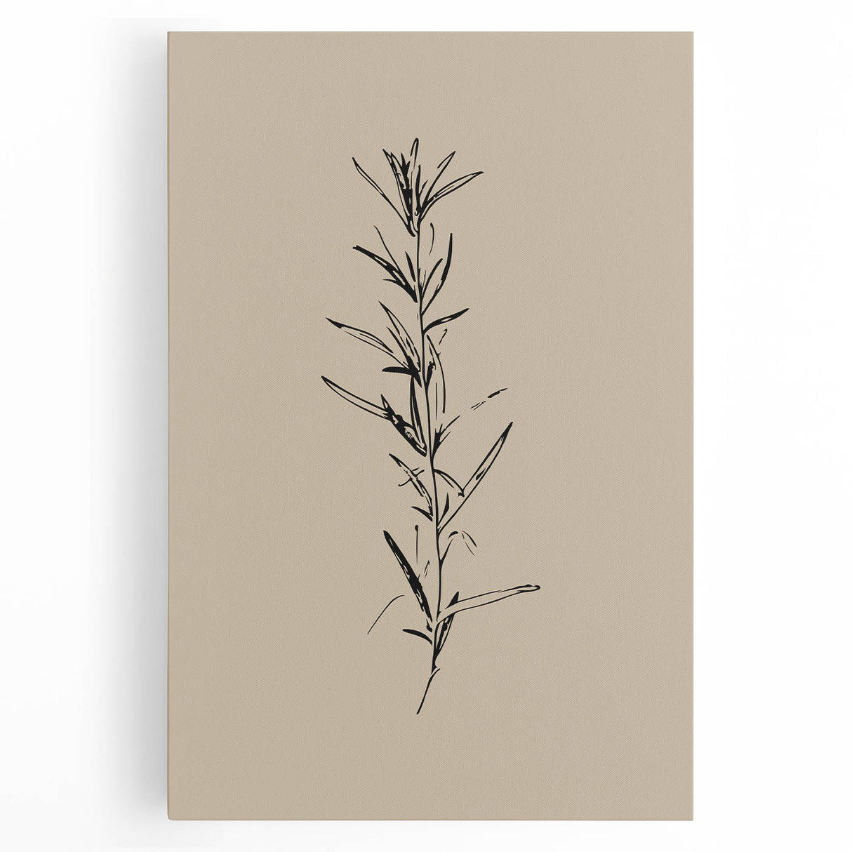 Abstract minimalist wall art collection displayed on stretched canvas, showcasing soft pastel colors and geometric shapes for modern decor.