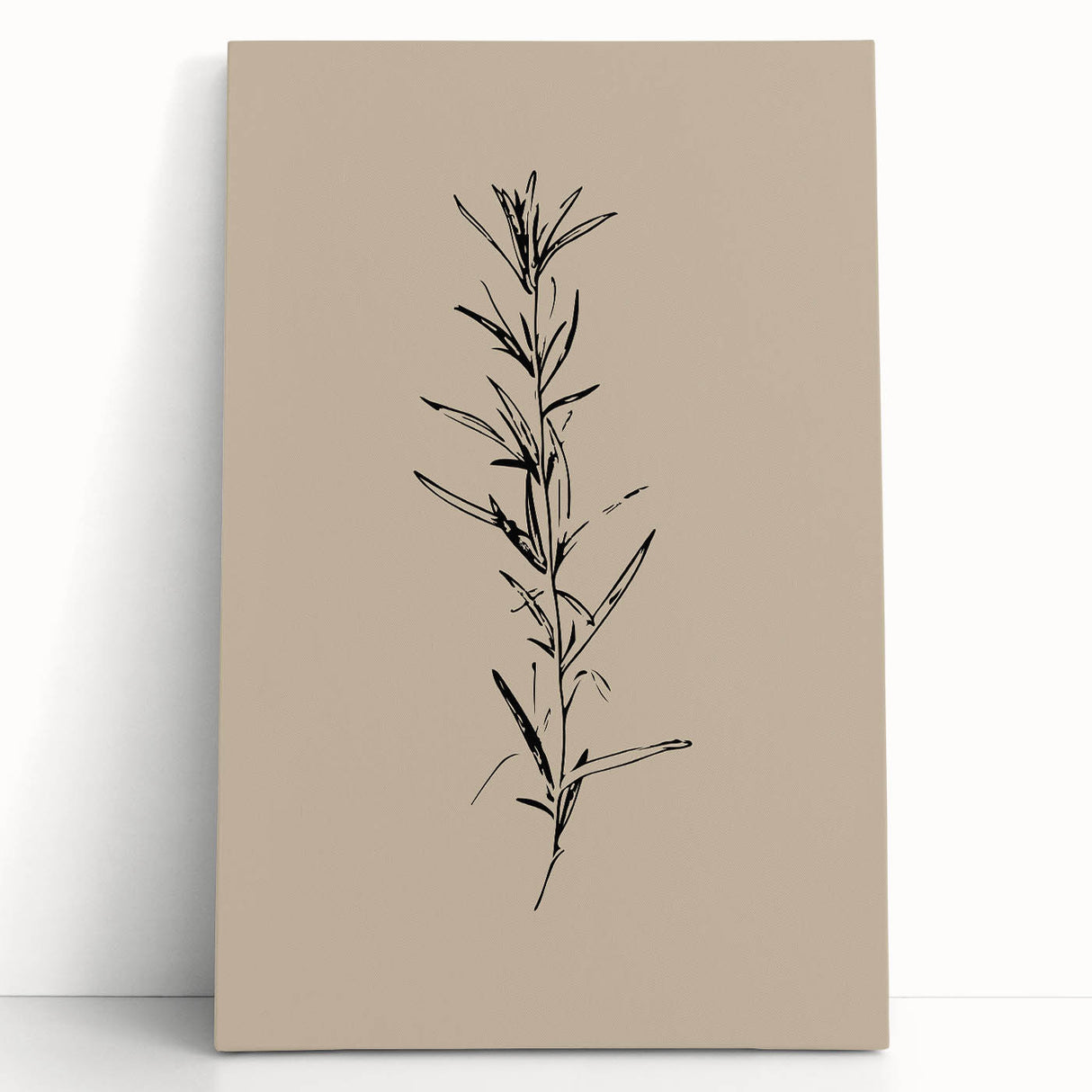Abstract minimalist wall art collection displayed on stretched canvas, featuring soft pastel colors and geometric shapes, perfect for modern decor.