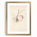 Abstract minimalist design wall art framed in gold, showcasing a stylish mat and vibrant colors, perfect for modern home decor enhancement.