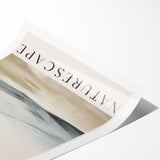 Abstract minimalist wall art print showcasing a harmonious blend of soft pastel colors and geometric shapes, rolled and ready for framing, perfect for modern decor.
