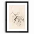 Abstract minimalist wall art collection framed in black with a mat, showcasing a contemporary design. Ideal for modern home decor, highlighting elegance and simplicity.