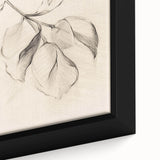 Close-up of a framed abstract minimalist wall art piece showcasing soft pastel colors and geometric shapes, perfect for modern home decor and artistic interiors.