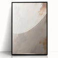 Framed abstract minimalist wall art design showcasing black acrylic finish, perfect for modern decor, enhancing aesthetics in living spaces.