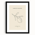 Abstract minimalist wall art collection featuring a framed design with a black mat, showcasing a modern aesthetic ideal for contemporary home decor. The artwork emphasizes sleek lines and neutral tones, perfect for adding sophistication to any living space.