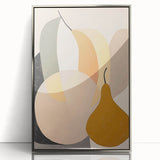 Framed wall art from the Abstract Minimalist Design 74 collection featuring a sleek silver acrylic front, showcasing a contemporary geometric pattern ideal for modern decor.