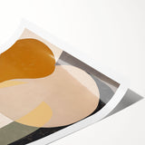Abstract minimalist design wall art collection showcasing vibrant colors and geometric patterns, rolled and ready for framing, perfect for modern decor.