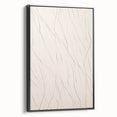 Framed abstract minimalist wall art design showcasing a sleek black profile, ideal for modern decor, displayed against a neutral background. Perfect for enhancing any contemporary space.