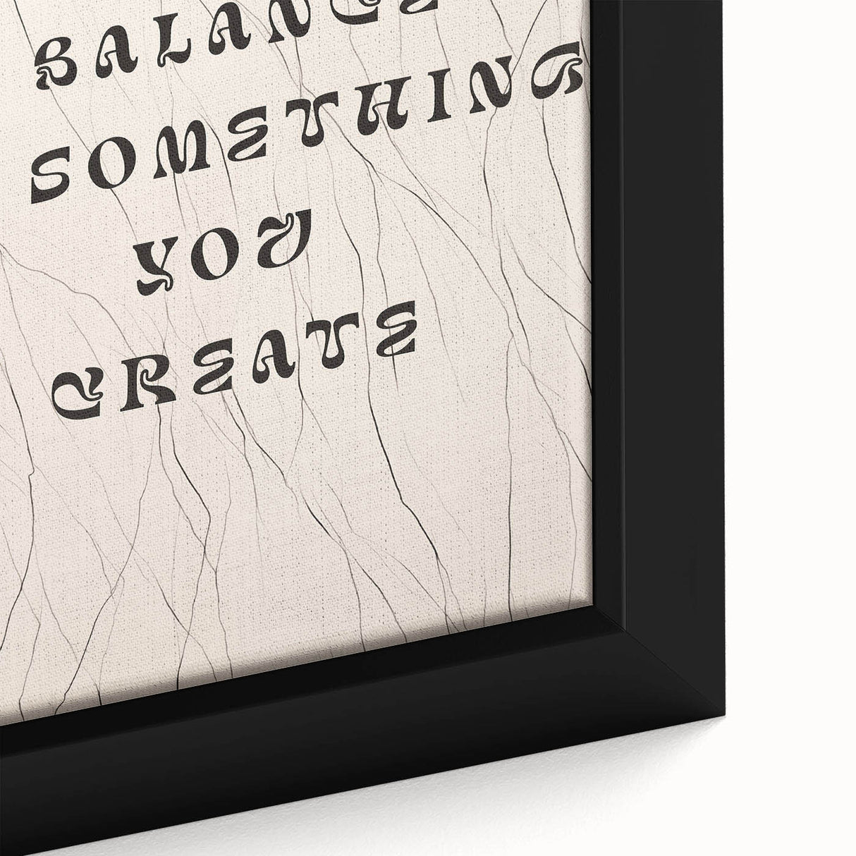 Framed abstract minimalist wall art in earthy tones, showcasing a close-up of intricate textures and patterns, perfect for modern home decor.