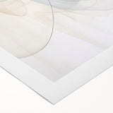 Abstract minimalist wall art design featuring soft pastel colors and geometric shapes, printed on rolled canvas for modern home decor. Ideal for adding a touch of sophistication to any interior space.