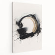 Abstract modern design wall art collection on stretched canvas, showcasing vibrant colors and geometric patterns, ideal for contemporary decor.