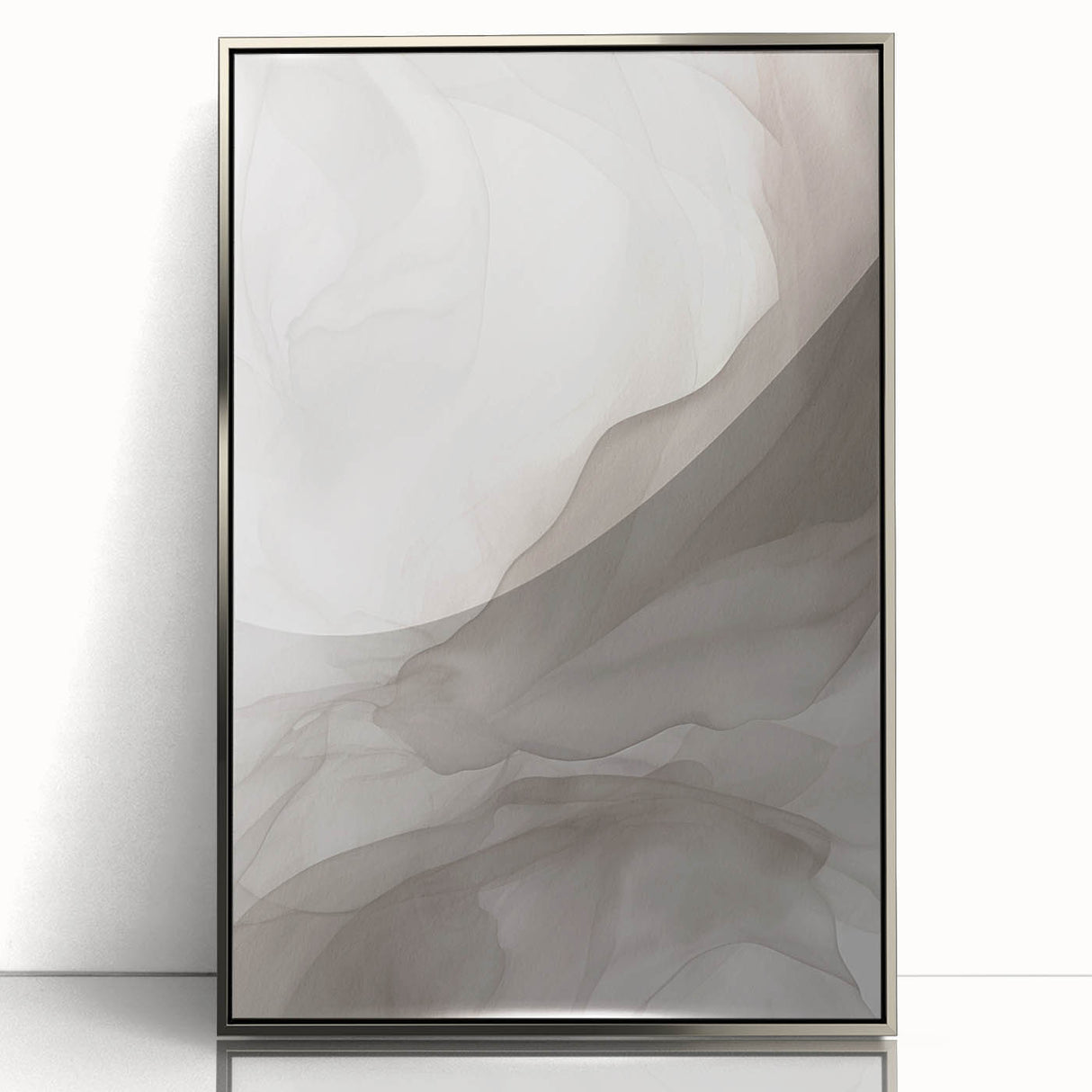 Framed abstract modern wall art collection showcasing vibrant colors and dynamic shapes, perfect for contemporary home decor.