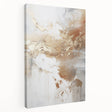 Stretched canvas artwork showcasing an abstract modern design with colorful geometric patterns, displayed in a sleek frame, perfect for contemporary home decor.