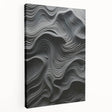 Abstract modern wall art collection featuring vibrant colors and geometric patterns on stretched canvas, showcasing a side view with depth and texture. Perfect for contemporary home decor, this piece adds a stylish touch to any space.