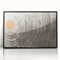 Framed abstract wall art showcasing colorful strokes and lines in a modern design, featuring a sleek black frame that enhances its vibrant aesthetics.