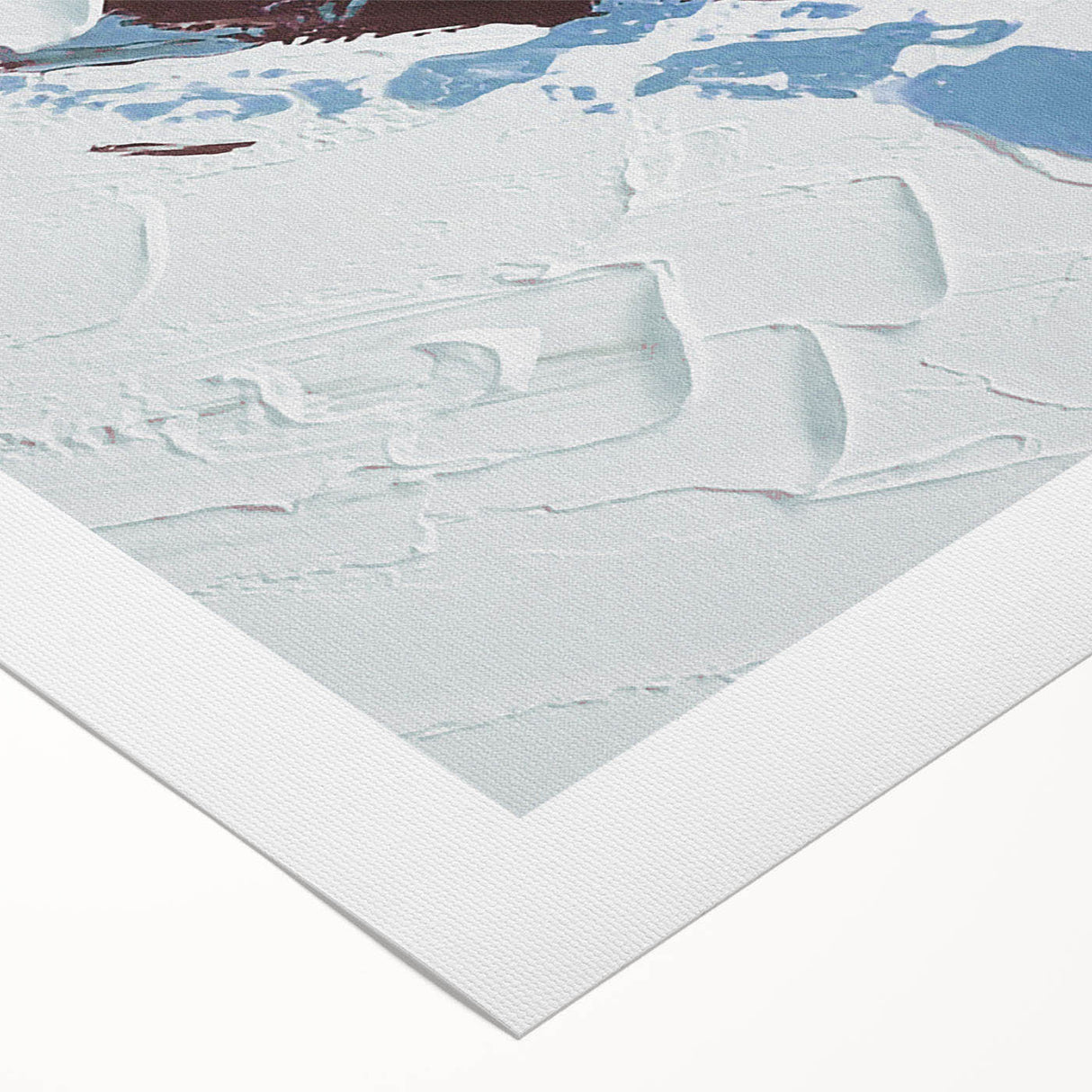 Abstract strokes and lines design on rolled canvas wall art, showcasing vibrant colors and dynamic patterns, ideal for modern decor.