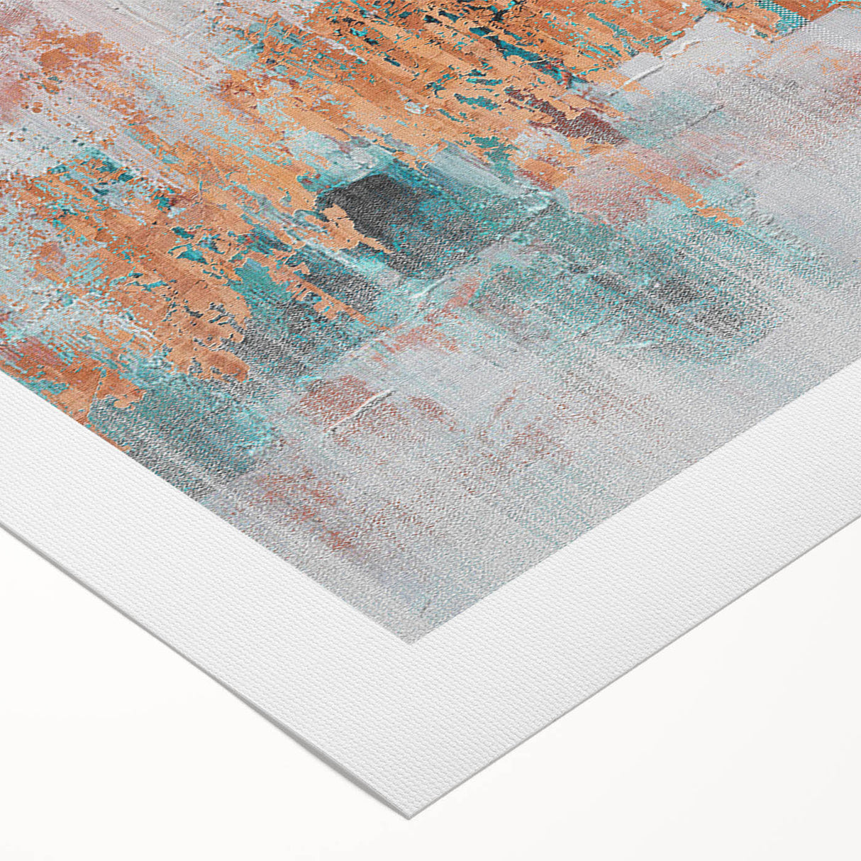 Abstract canvas wall art showcasing dynamic strokes and lines in vibrant colors, perfect for modern home decor or office spaces.