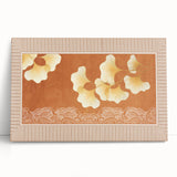 Abstract wall art design with colorful strokes and lines on stretched canvas, showcasing vibrant hues and modern aesthetics, perfect for contemporary decor.