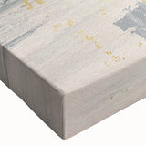 Abstract canvas artwork showcasing vibrant strokes and lines in a harmonious blend of colors, perfect for modern home decor enhancement.