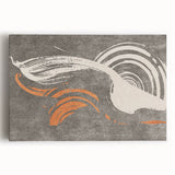 Abstract canvas wall art design showcasing vibrant strokes and lines in a modern composition, ideal for contemporary home decor accents.