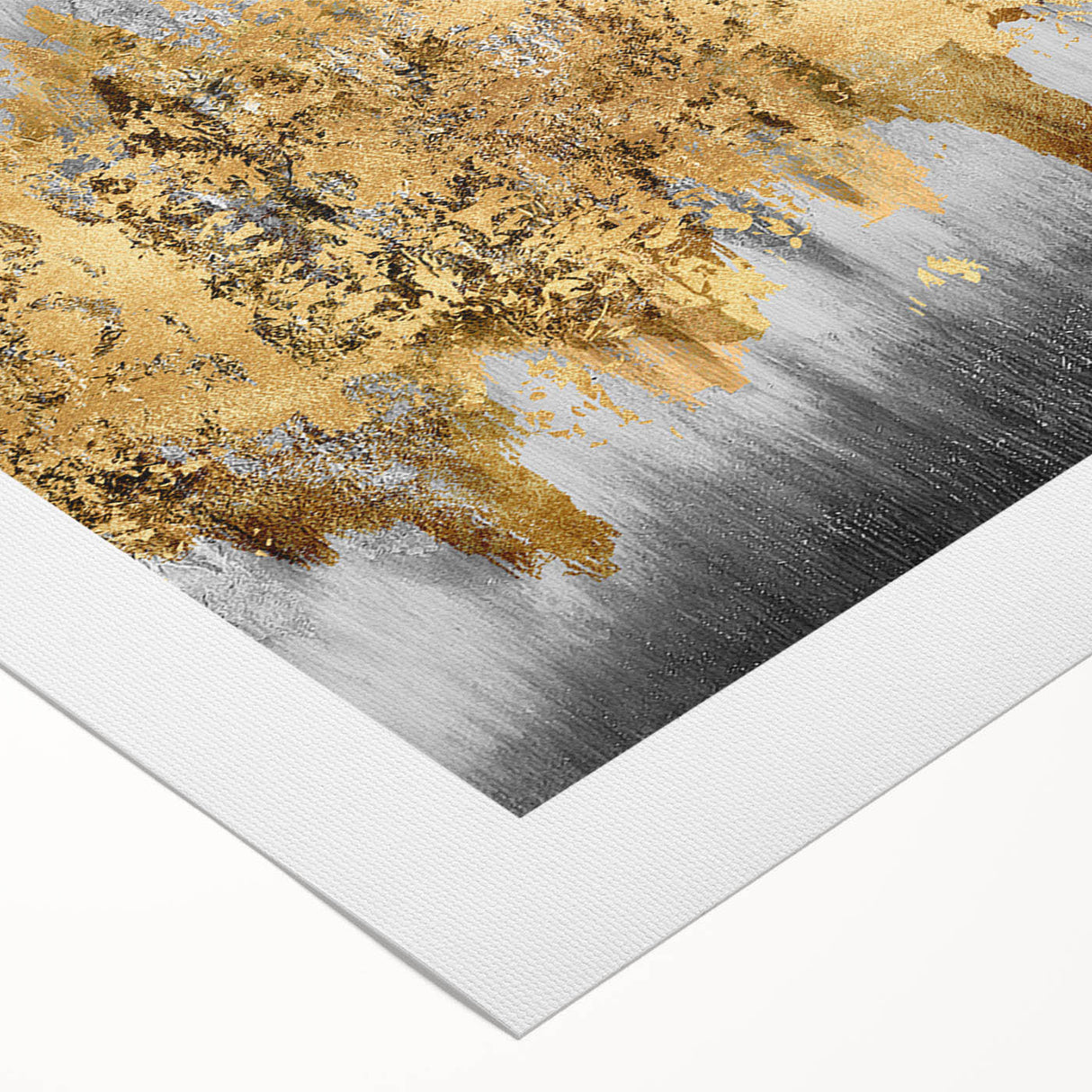 Abstract wall art canvas print showcasing vibrant strokes and lines in bold colors, rolled for easy framing and display in modern decor.