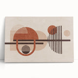 Abstract wall art featuring vibrant strokes and lines in blue, yellow, and pink colors, beautifully stretched on canvas, ideal for modern decor.