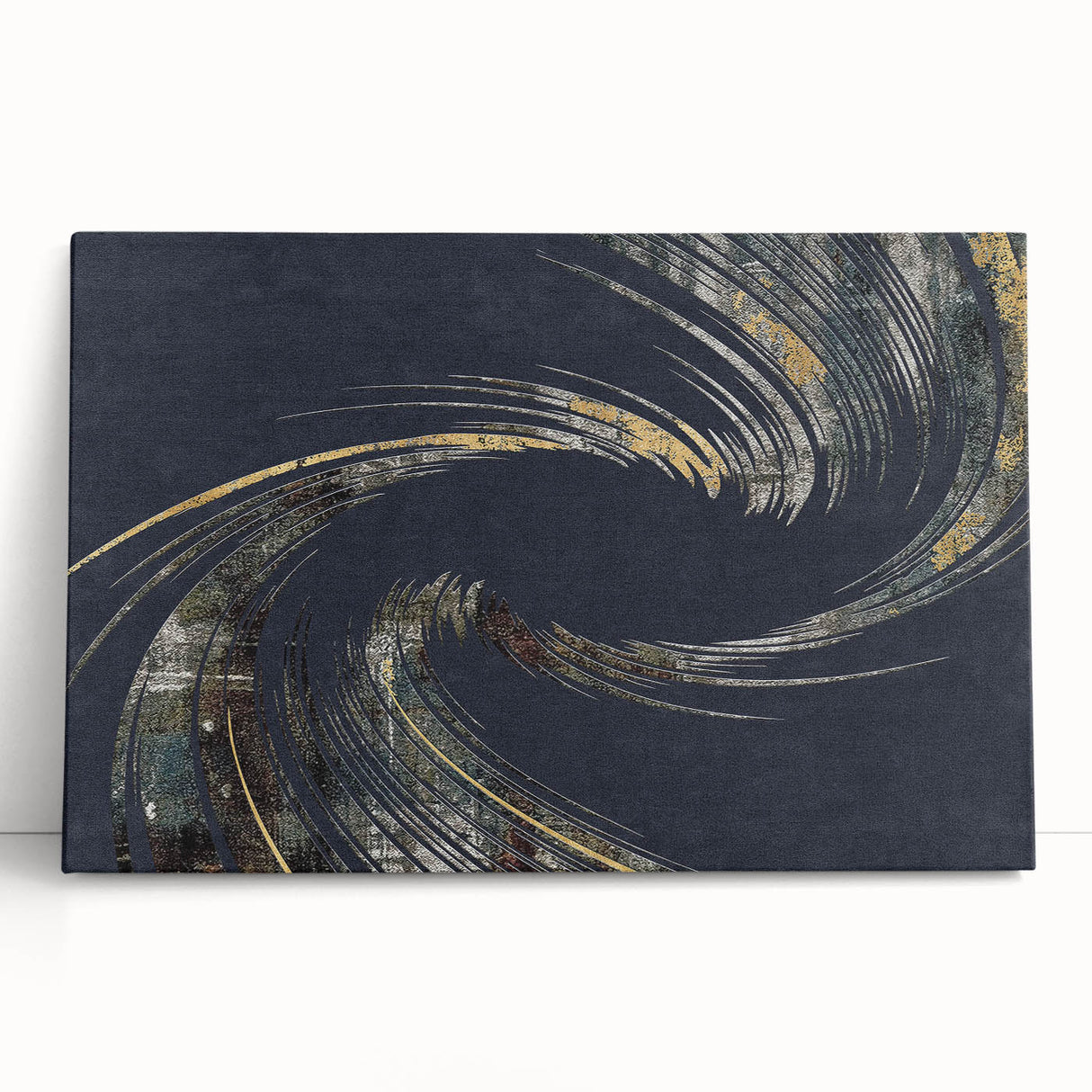 Abstract canvas wall art showcasing vibrant strokes and lines in bold colors, perfect for modern home decor and artistic expression.