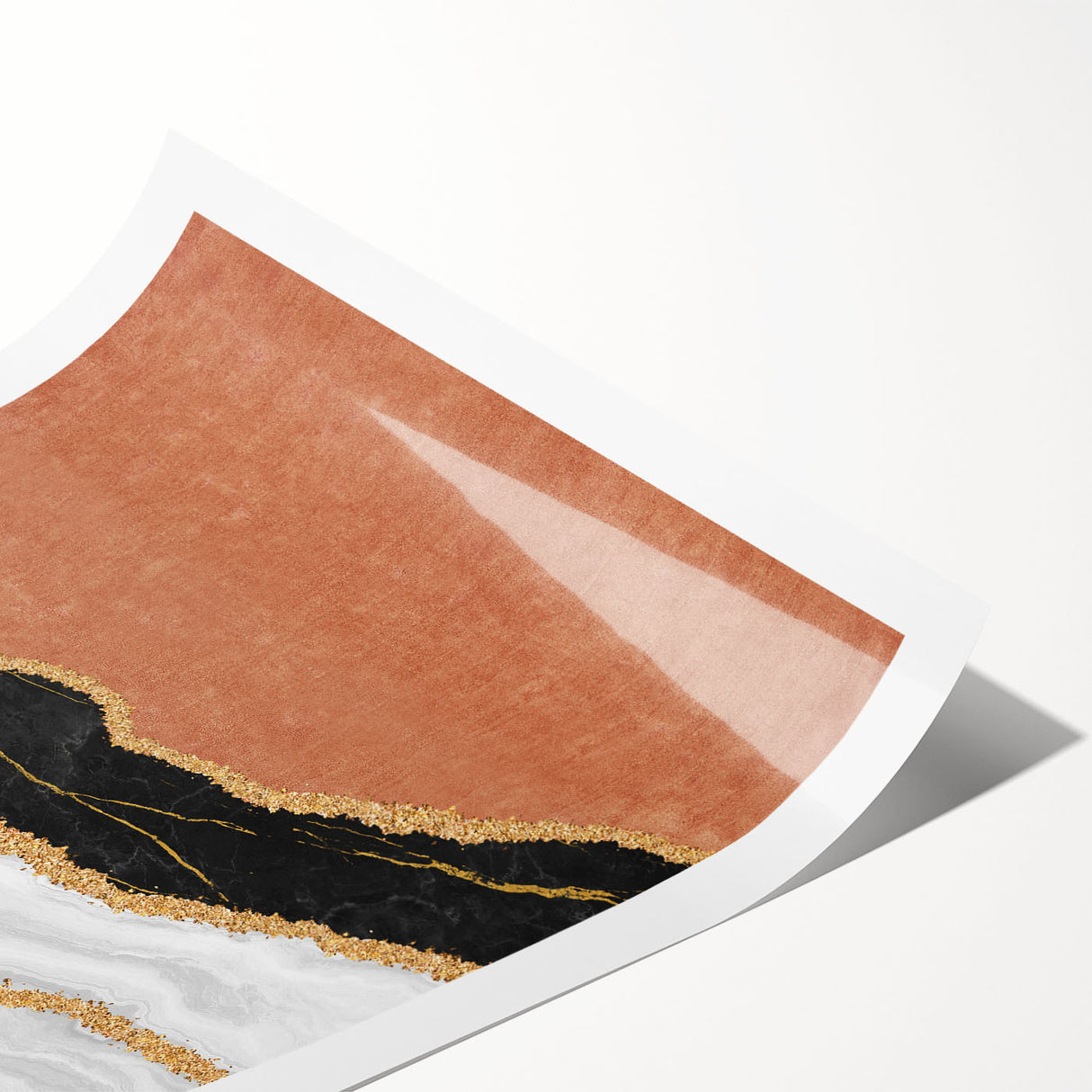 Abstract wall art print showcasing vibrant strokes and lines in various colors, perfect for modern home decor or artistic spaces.