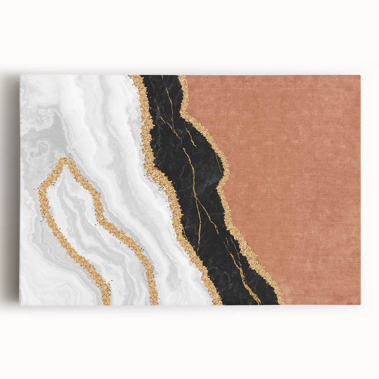 Abstract strokes and lines canvas wall art in vibrant colors, showcasing a modern design ideal for contemporary home decor and artistic expression.