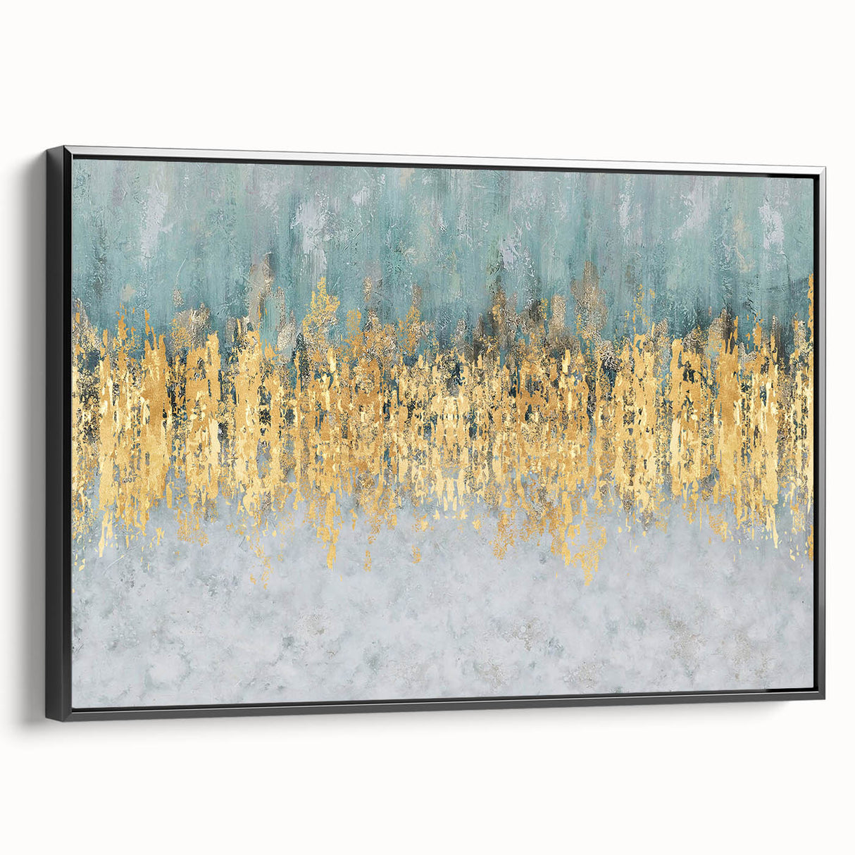 Framed wall art showcasing an abstract design with bold strokes and lines in black and white, perfect for modern home decor.