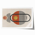 Abstract wall art print showcasing vibrant strokes and lines in a modern design, perfect for contemporary home decor.