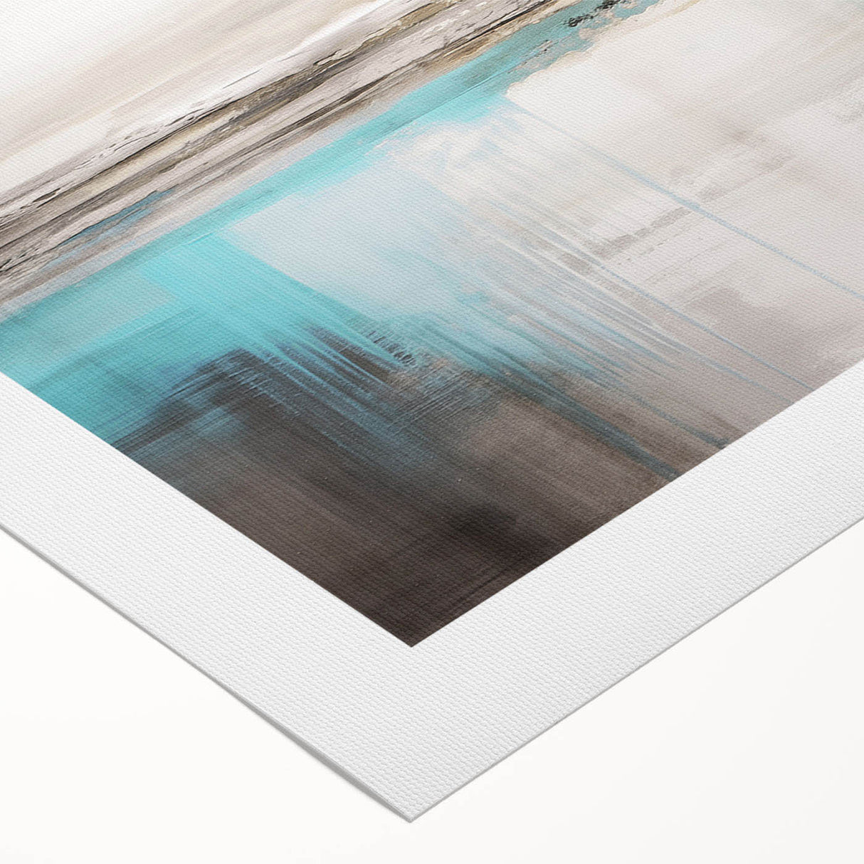 Abstract wall art design showcasing vibrant strokes and lines in shades of blue, yellow, and red, perfect for modern home décor.