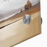 Abstract wall art design showcasing vibrant strokes and lines in a colorful, modern style, perfect for enhancing contemporary home decor.