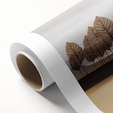 Abstract wall art design on rolled canvas showcasing vibrant strokes and lines in earthy tones, perfect for modern home decor or art enthusiasts.