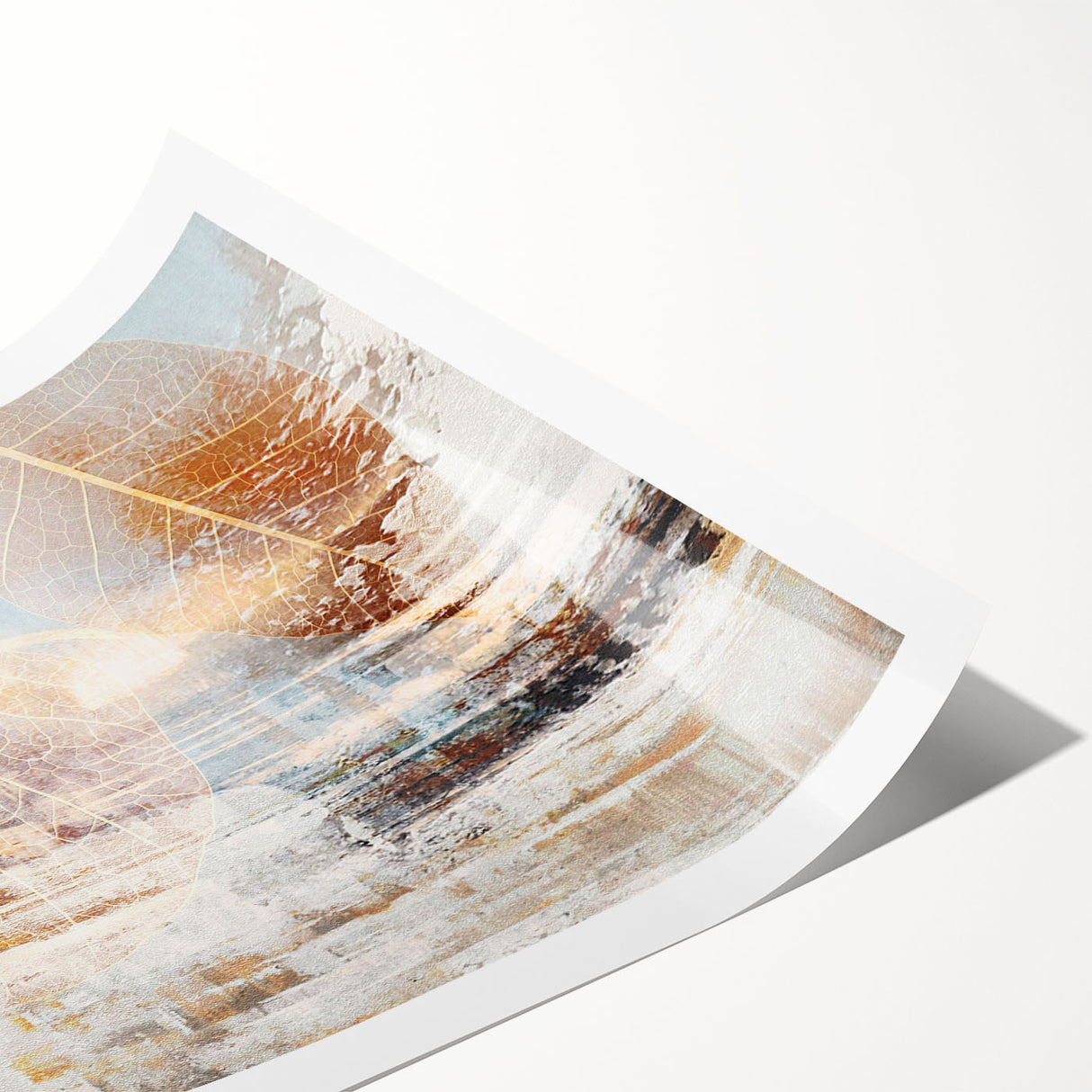 Abstract wall art print showcasing vibrant strokes and lines in bold colors, perfect for modern home decor, emphasizing creativity and style.