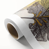 Abstract wall art canvas showcasing vibrant strokes and lines in a blend of blue, orange, and yellow, perfect for modern home decor.