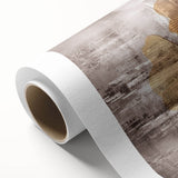 Colorful abstract strokes and lines design on rolled canvas wall art, showcasing vibrant hues and dynamic patterns for modern decor.