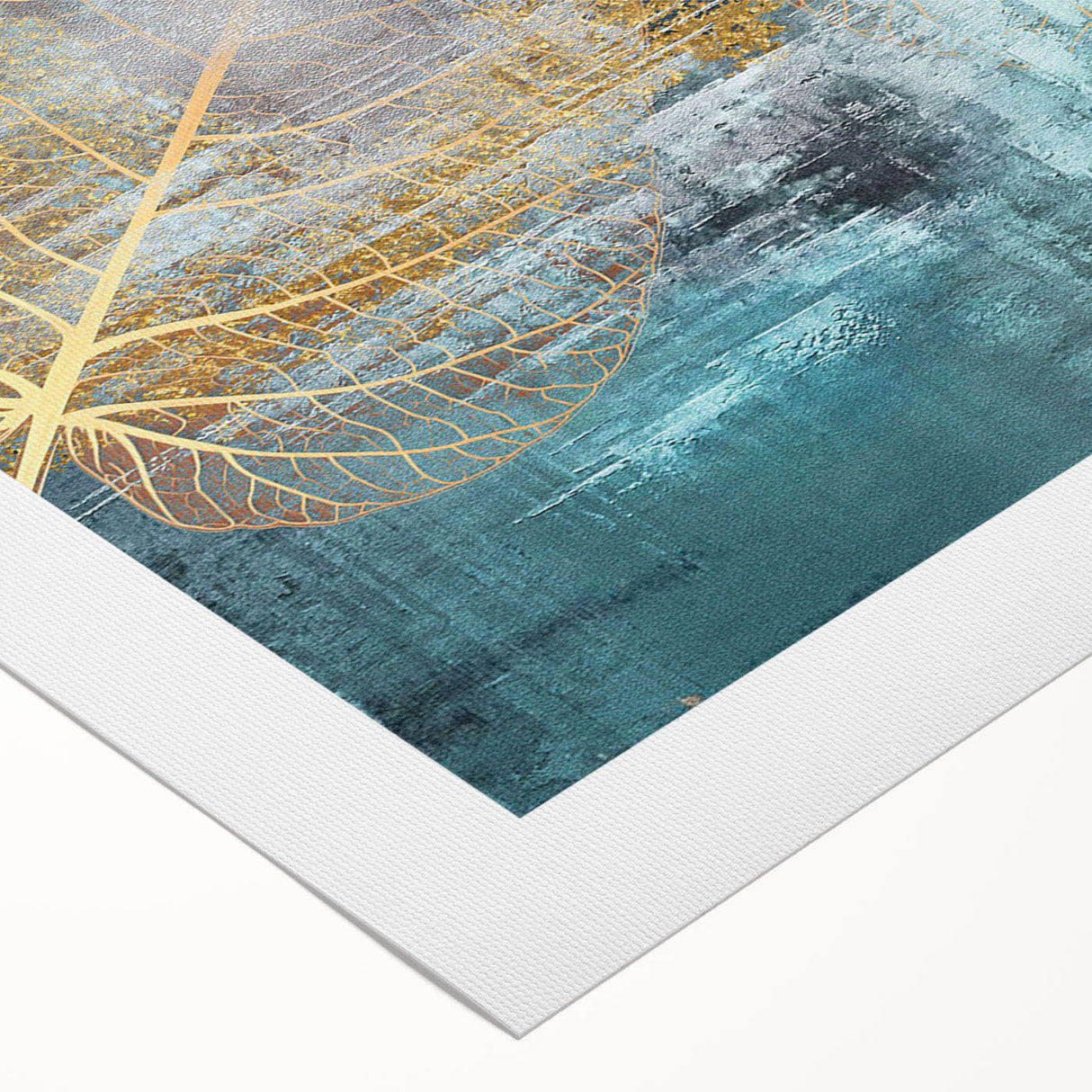 Colorful abstract strokes and lines design on a rolled canvas, showcasing vibrant hues and dynamic patterns, perfect for modern home decor.