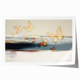 Abstract wall art print showcasing vibrant strokes and lines in various colors, ideal for modern home decor and artistic styling.