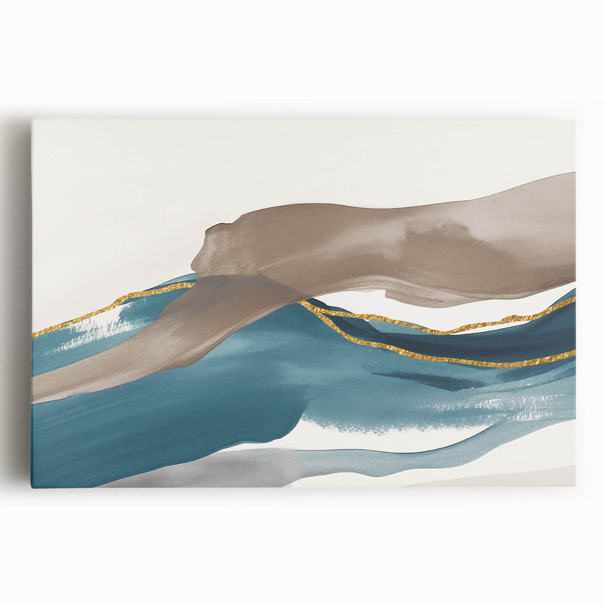 Abstract canvas wall art showcasing vibrant strokes and lines in bold colors, perfect for modern decor, adding a dynamic touch to any space.