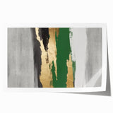 Abstract wall art print featuring vibrant strokes and lines in an array of colors, ideal for modern home decor and stylish interiors.