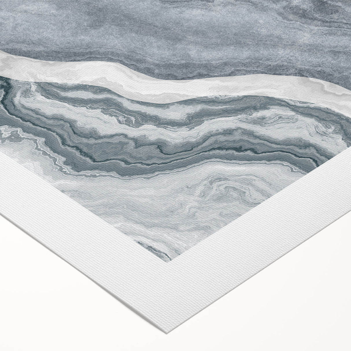 Abstract rolled canvas artwork showcasing vibrant strokes and lines in bold colors, ideal for modern home décor, enhancing artistic ambiance.